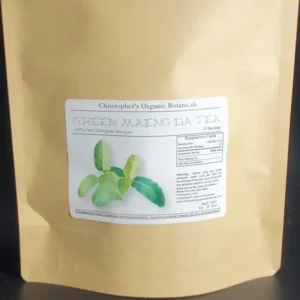 Green Maeng Da kratom Tea Bags Kraft bag 20 count bag