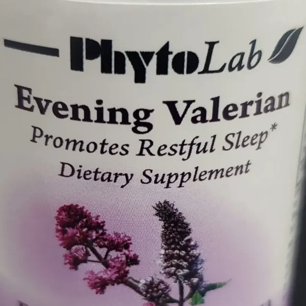 evening valerian front of the bottle Phytolab