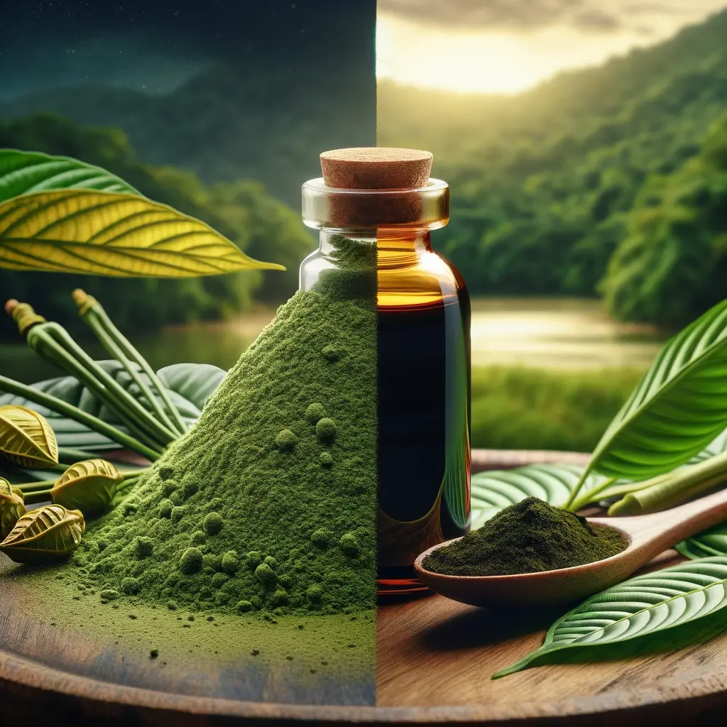 Comparing Kratom Powder and Extracts: Key Distinctions Explained.