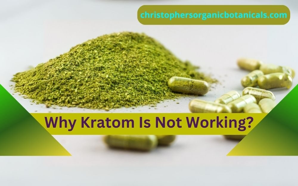 Understanding Why Kratom Might Not Be Effective: Common Reasons and How to Address Them.