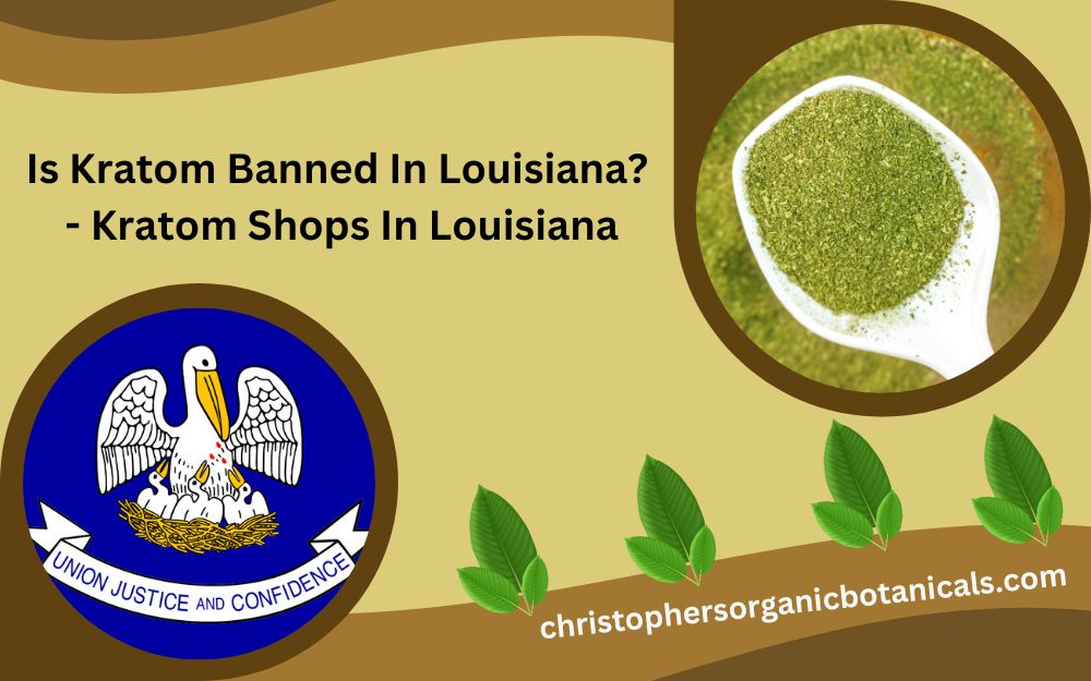 Status check: Kratom's legality in Louisiana and where to find local kratom shops.
