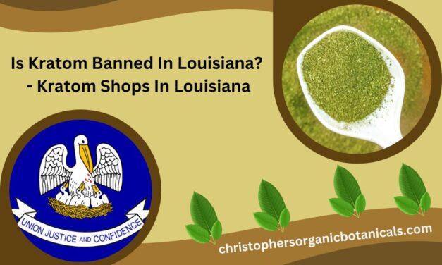 Is Kratom Banned In Louisiana? – Kratom Shops In Louisiana