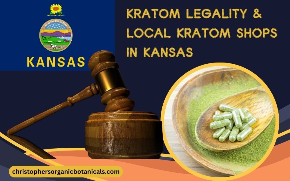 Guide to the legal status of kratom and locating kratom stores in Kansas.