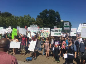 Christopher at the Washington DC Kratom March in 2016.